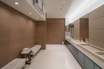 Public toilets for mothers and babies in shopping malls