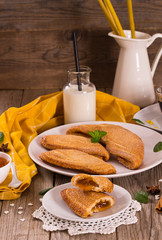 Florentines sweet puff pastries. 