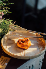 Bakery on table with Natural light