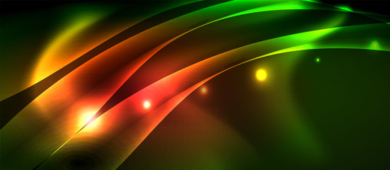 Glowing shiny light abstract background