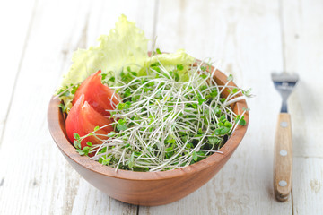 ブロッコリースプラウト　サラダ