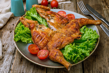 fried chicken tobacco georgian cuisine