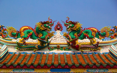chinese style golden dragon