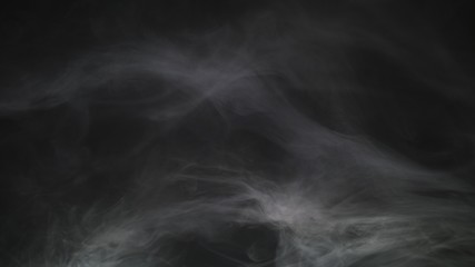 Smoke on black background