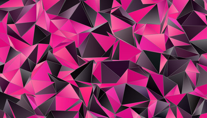 Obraz premium Abstract Low-Poly background. triangulated texture. Design 3d. Polygonal geometrical pattern. Triangular modern style
