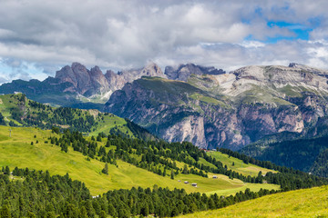 Dolomites / View from Sella pass