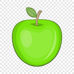 Apple icon. Cartoon illustration of apple vector icon for web