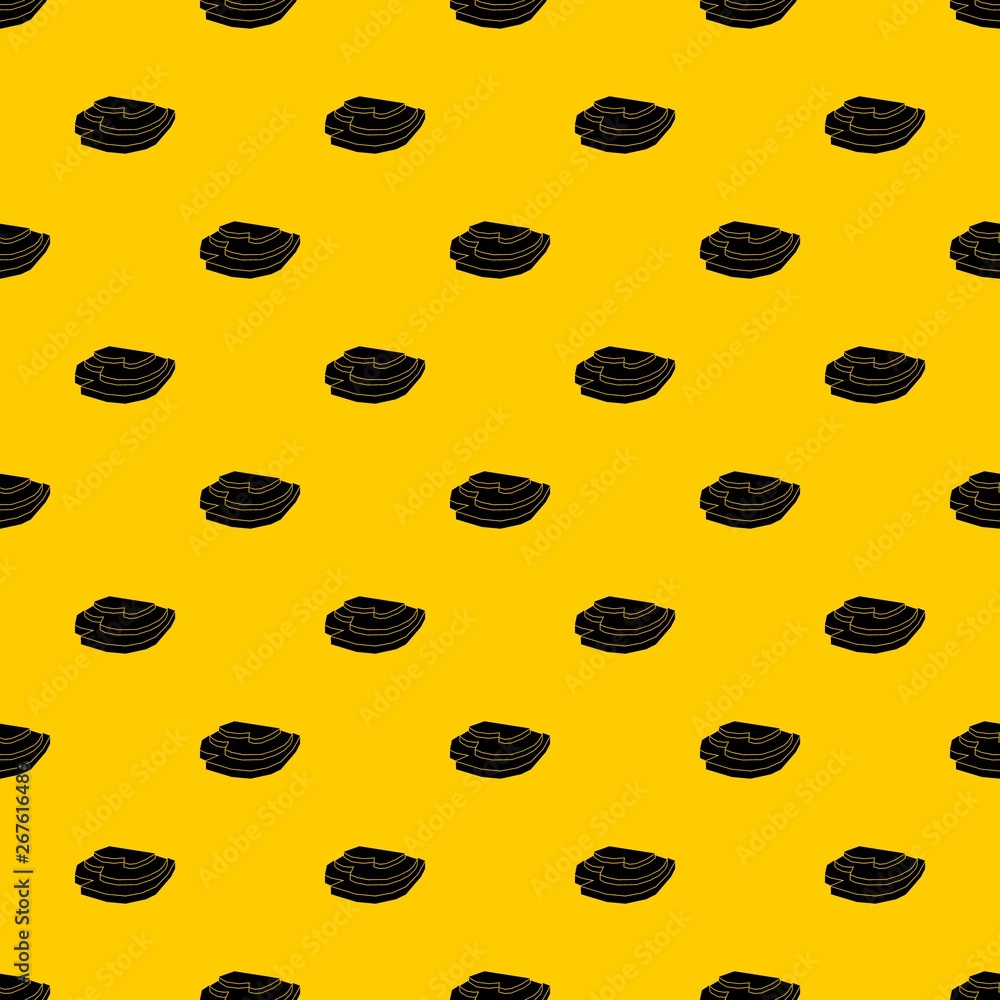 Poster rice field pattern seamless vector repeat geometric yellow for any design