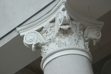 architectural detail of column