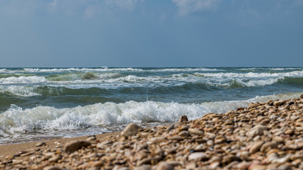 coastline ner tel aviv in israel