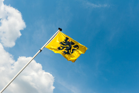 Flag of Flanders - Vlaamse Leeuw
