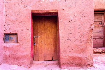 Kasbah Ait Ben Haddou in the Atlas Mountains of Morocco.
