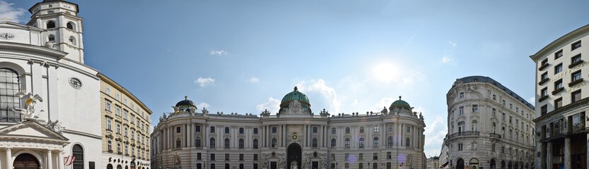 Fototapeta na wymiar Hofburg Palace Panorama
