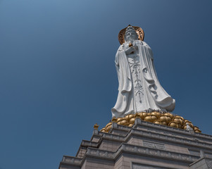 This Guan Yin Buddha is in Nanshan Temple just outside Sanya, Hainan, China