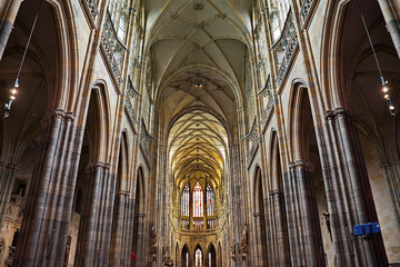 Fototapeta premium Saint Vitus Cathedral Interior