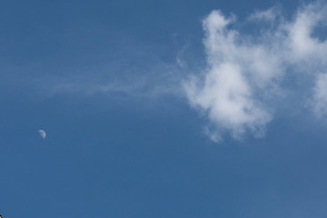 blue sky with clouds