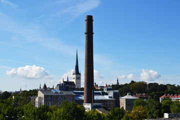 Ciudad báltica de Tallin, Estonia.