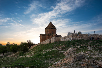 Fototapeta premium Akdamar Island, old church. Turkey, Van.