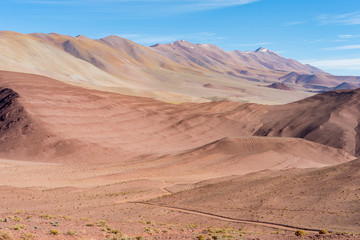 The Argentinian Altiplano along Route 27 between Pocitos and Tolar Grande
