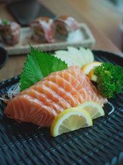 Japanese food : Shushi on the dish