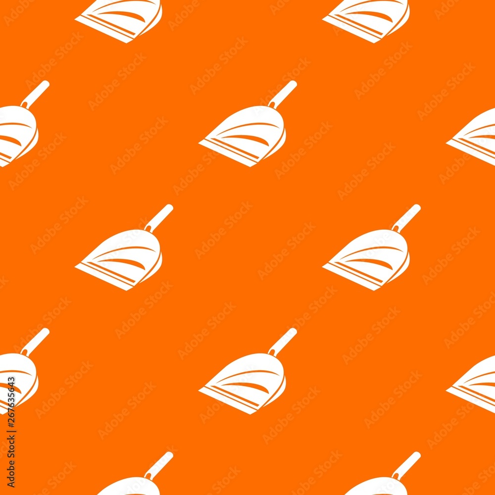 Poster scoop pattern vector orange for any web design best