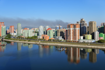Obraz premium Pyongyang, capital of the North Korea. DPRK