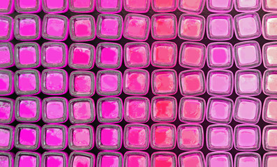 cans of nail polish for sale at profume shop