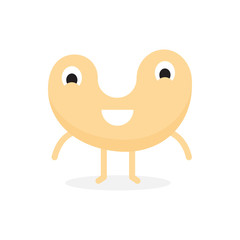 Cute cartoon cashew nut