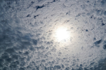 cloudy blue sky sun rise