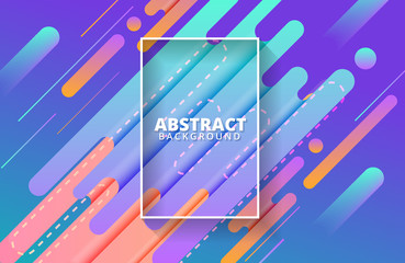 Abstract dynamic shapes background. Dynamic gradient shapes composition. Background template for banner, web, landing page, cover, promotion, print, poster, greeting card.