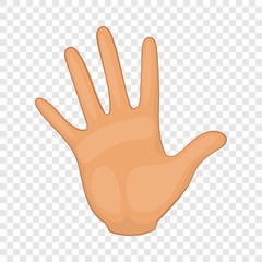 Obraz premium Hand icon. Cartoon illustration of hand vector icon for web design