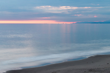 Emma Wood Beach in Ventura, California, at Sunset