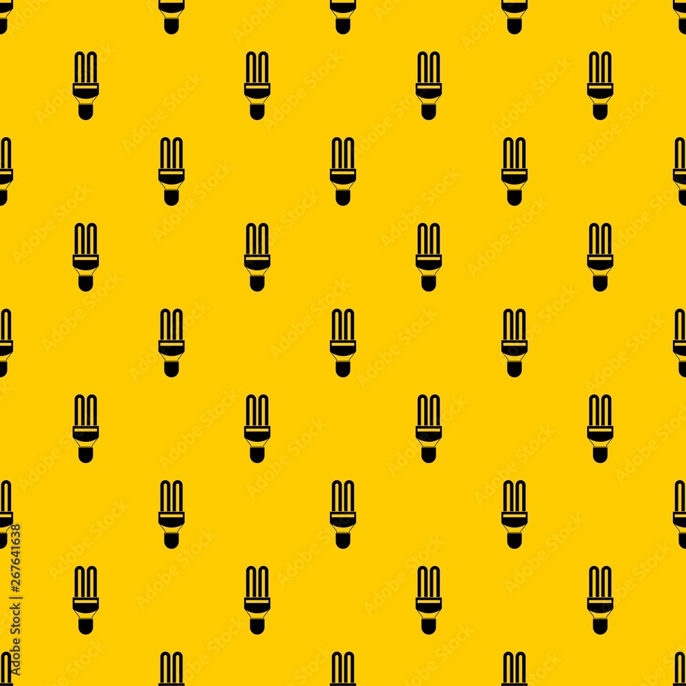 Poster fluorescence lamp pattern seamless vector repeat geometric yellow for any design