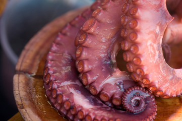 image of a cooked octopus	