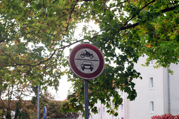 speed limit sign on the road