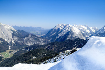 Karwendelblick zum Brunnstein