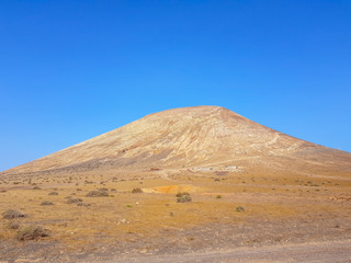 White Mountain Volcano on the island of Lanzarote, Canary Islands. Spain