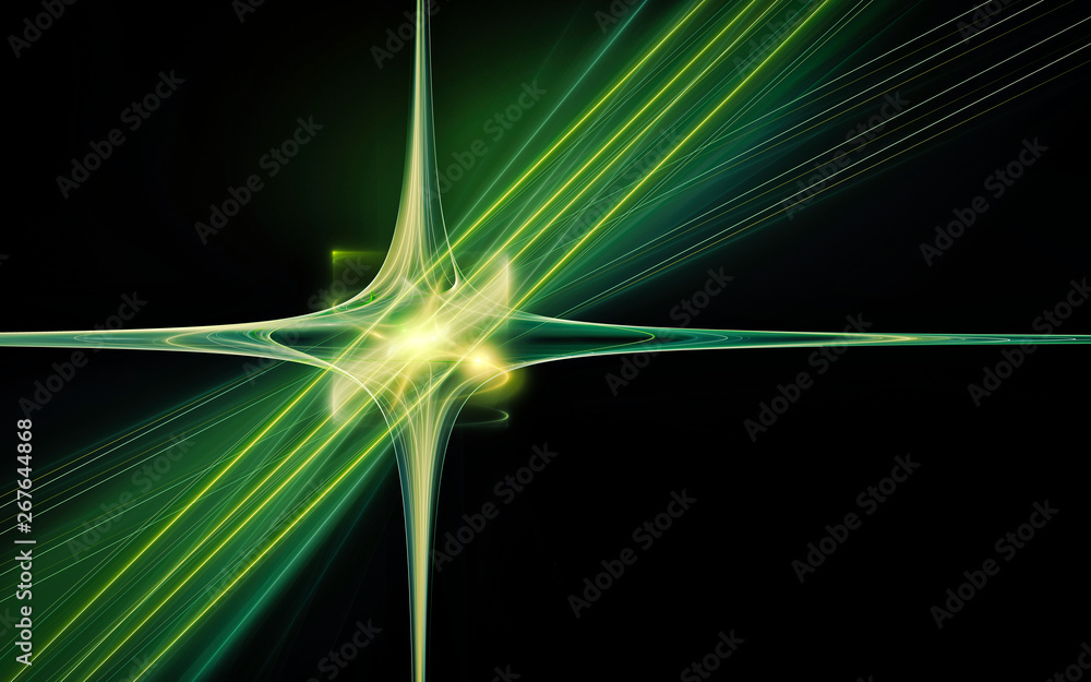 Fototapete digital generated image in the form of abstract geometric shapes of various shades and colors for us