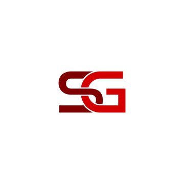 SG company linked letter logo