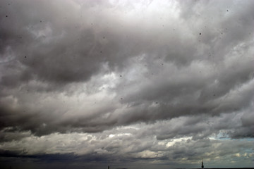 dramatic sky and clouds