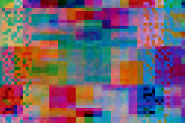 Pixel pattern of a digital glitch /Abstract background, pattern of a digital glitch.
