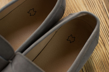 men's shoes suede light gray