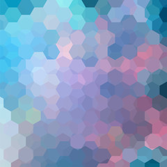 Fototapeta na wymiar Background of blue, pink geometric shapes. Mosaic pattern. Vector EPS 10. Vector illustration