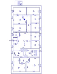 Floor plan 2d. Black&white floor plan. Floorplan