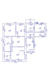 Floor plan 2d. Black&white floor plan. Floorplan