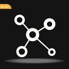 Connection linear outline vector icon. Connection concept stroke symbol design. Thin graphic elements vector illustration, outline pattern for your web site design, logo, app, UI. EPS10.