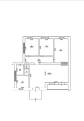 Floor plan 2d. Black&white floor plan. Floorplan