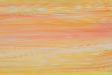 orange and yellow art acrylic painted on paper background texture