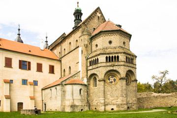 Jewish quarter and saint Procopius basilica in Trebic