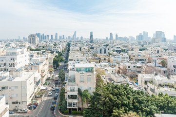 Cityscape of Tel Aviv, Israel